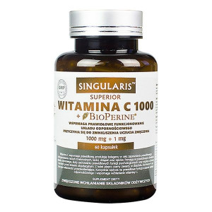 Singularis Superior Witamina C 1000 + Bioperine 60 kapsułek