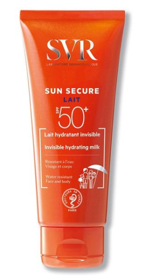 SVR, Sun Secure Lait, Biodegradowalne nawilżające mleczko ochronne SPF 50+,