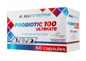 Allnutrition Probiotic 100 Ultimate, 60 kapsułek - Długi termin ważności!