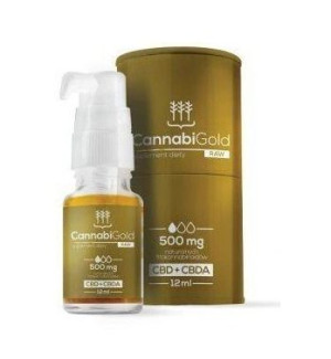 CannabiGold Raw 500, 12 ml - Długi termin ważności!