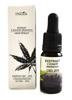 Ekstrakt z konopi siewnych 20% 10ml - Długi termin ważności!