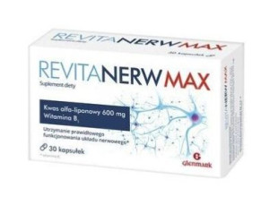 Revitanerw Max, 30 kapsułek - Długi termin ważności!