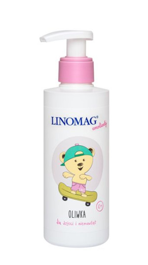 Linomag oliwka dla dzieci i niemowląt od urodzenia 200ml - Długi termin waż
