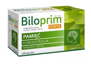 Biloprim Forte, 120 kapsułek - Długi termin ważności!