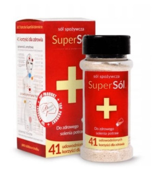 SuperSól do zdrowego solenia potraw, 200g - Długi termin ważności!
