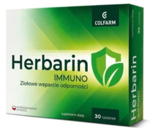 Herbarin Immuno, 30 tabletek - Długi termin ważności!