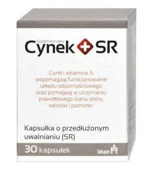 Cynek+SR 30 kapsułek - Długi termin ważności!