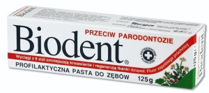 Biodent pasta do zębów przeciw paradontozie 125g - Długi termin ważności!