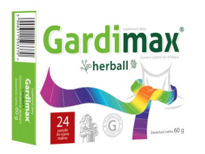 Gardimax Herball z maliną 24 pastylki do ssania - Długi termin ważności!