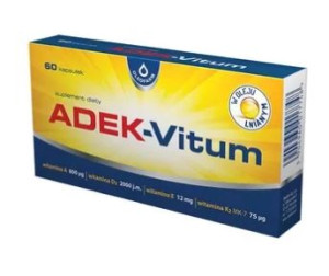 ADEK-Vitum, 60 kapsułek - Długi termin ważności!