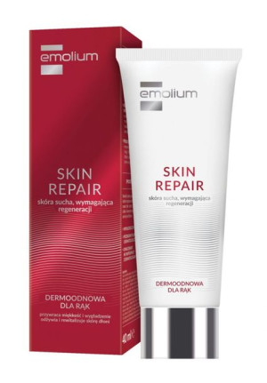 Emolium Skin Repair, Krem Odnowa dla rąk, 40ml - Długi termin ważności!