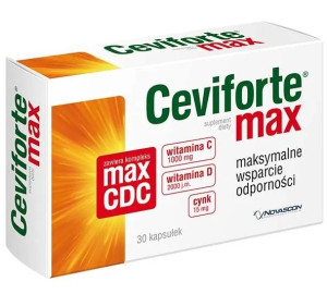Ceviforte Max, 30 kapsułek - Długi termin ważności!