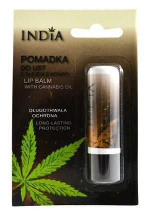 India, Bezbarwna ochronna pomadka do ust, 3,8g - Długi termin ważności!