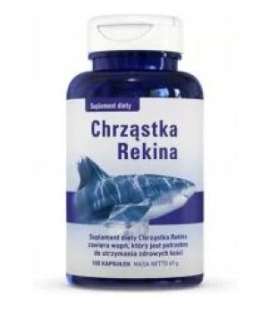 Chrząstka Rekina, 100 kapsułek - Długi termin ważności!