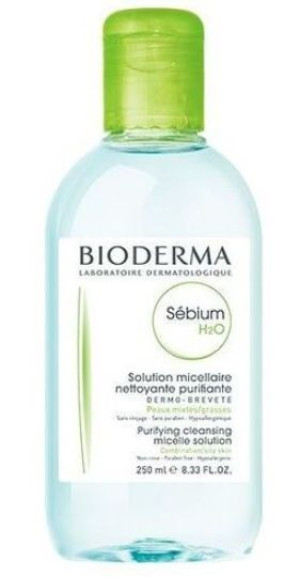 Bioderma, Sebium H2O Płyn micelarny do oczu, 250 ml