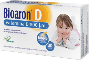 Bioaron Witamina D 800j.m. 30 kapsułek twist-off - Długi termin ważności!