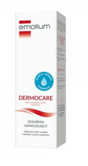 Emolium Dermocare, Szampon nawilżający, 200 ml - Długi termin ważności!