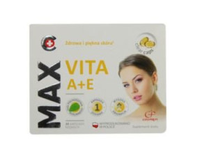 Max Vita A+E 30 kapsułek - Długi termin ważności!