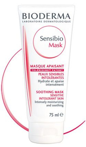 Bioderma Sensibio Mask, maseczka łagodząco-nawilżająca, 75ml - Długi termin