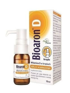 Bioaron D 400 j.m, krople, 10 ml - Długi termin ważności!