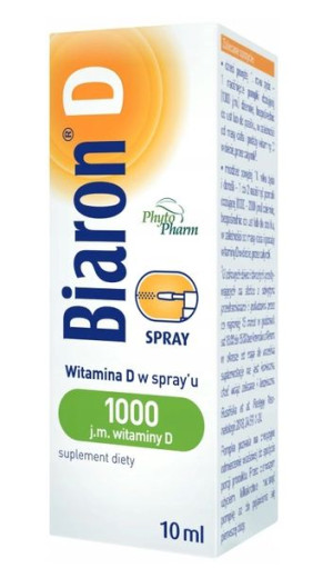 Bioaron D spray 1000 j.m., 10 ml - Długi termin ważności!