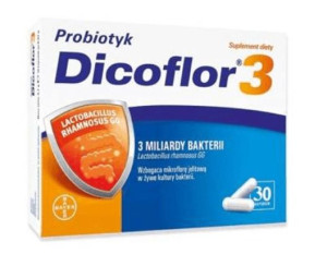 Dicoflor 3, 30 kapsułek - Długi termin ważności!