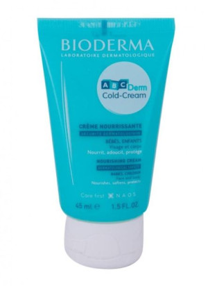Bioderma, Abcderm Cold Cream, Ochronny krem natłuszczający, 45ml - Długi te