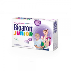 Bioaron Junior 30 kapsułek do żucia - Długi termin ważności!
