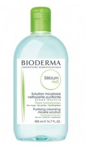 Bioderma, Sebium H2O Płyn micelarny, 500 ml