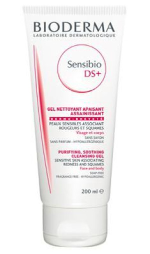 Bioderma Sensibio DS+, oczyszczający żel do mycia skóry z objawami zaczerwi