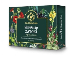 Sinugrip Zatoki 15 kapsułek - Długi termin ważności!