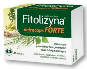 Fitolizyna Nefrocaps Forte 30 kapsułek - Długi termin ważności!