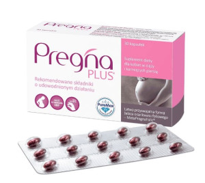 Pregna Plus 30 kapsułek - Długi termin ważności!