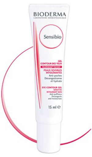 Bioderma Sensibio Eye, kremowy żel pod oczy, 15ml - Długi termin ważności!