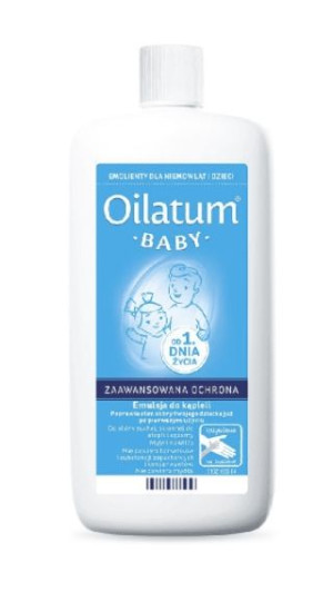 Oilatum Baby, Emulsja do kąpieli, 500 ml - Długi termin ważności!