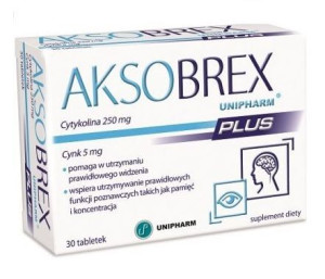 Aksobrex Plus, 30 tabletek - Długi termin ważności!