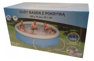 Duży Basen Ogrodowy Fast Set Wysoka Jakość 3800l Zestaw Gratis Wysyłka