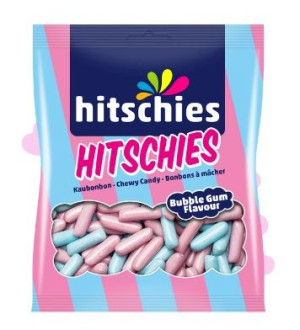 1x140g HITSCHLER HITSCHIES cukierki Bubble Gum UK
