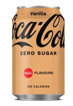 1x330ml Coca-Cola bez cukru wanilia UK