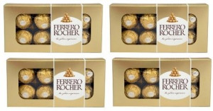 4x100g FERRERO ROCHER Praliny czekoladowe