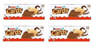 4x128g KINDER Cards Ciastka 5pak UK