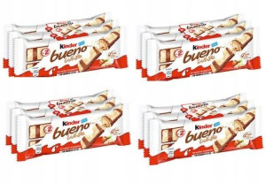 4x129g KINDER BUENO white trójpak UK