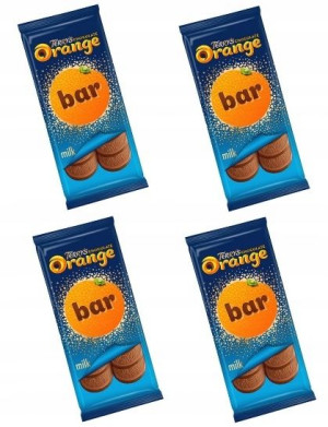 4x90g TERRY'S Orange Bar czekoladka UK