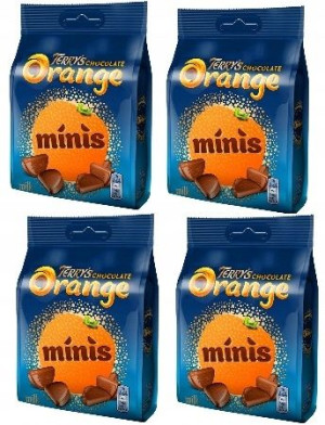 4x95g TERRY'S Chocolate Orange Minis Czekoladki UK