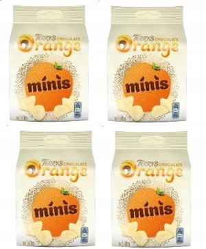 4x95g TERRY'S Chocolate Orange Minis White UK