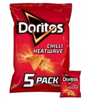 5x30g DORITOS chipsy chilli heatwave UK
