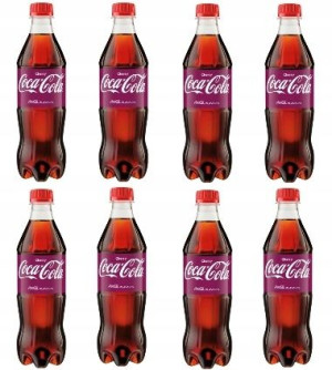 8x500ml COCA-COLA Cherry wiśnia UK