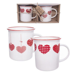 Kubek Porcelanowy / Zestaw Kubków 0,35l Na Prezent