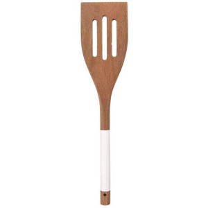 Łopatka Drewniana Akacjowa Kuchenna Ażurowa 30 Cm