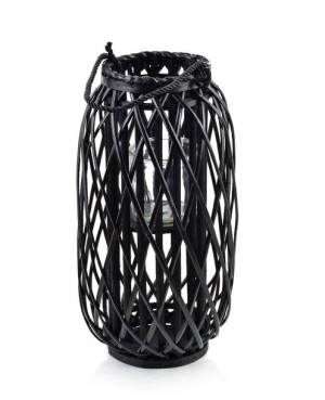 Lucie Black Lampion H50x18cm